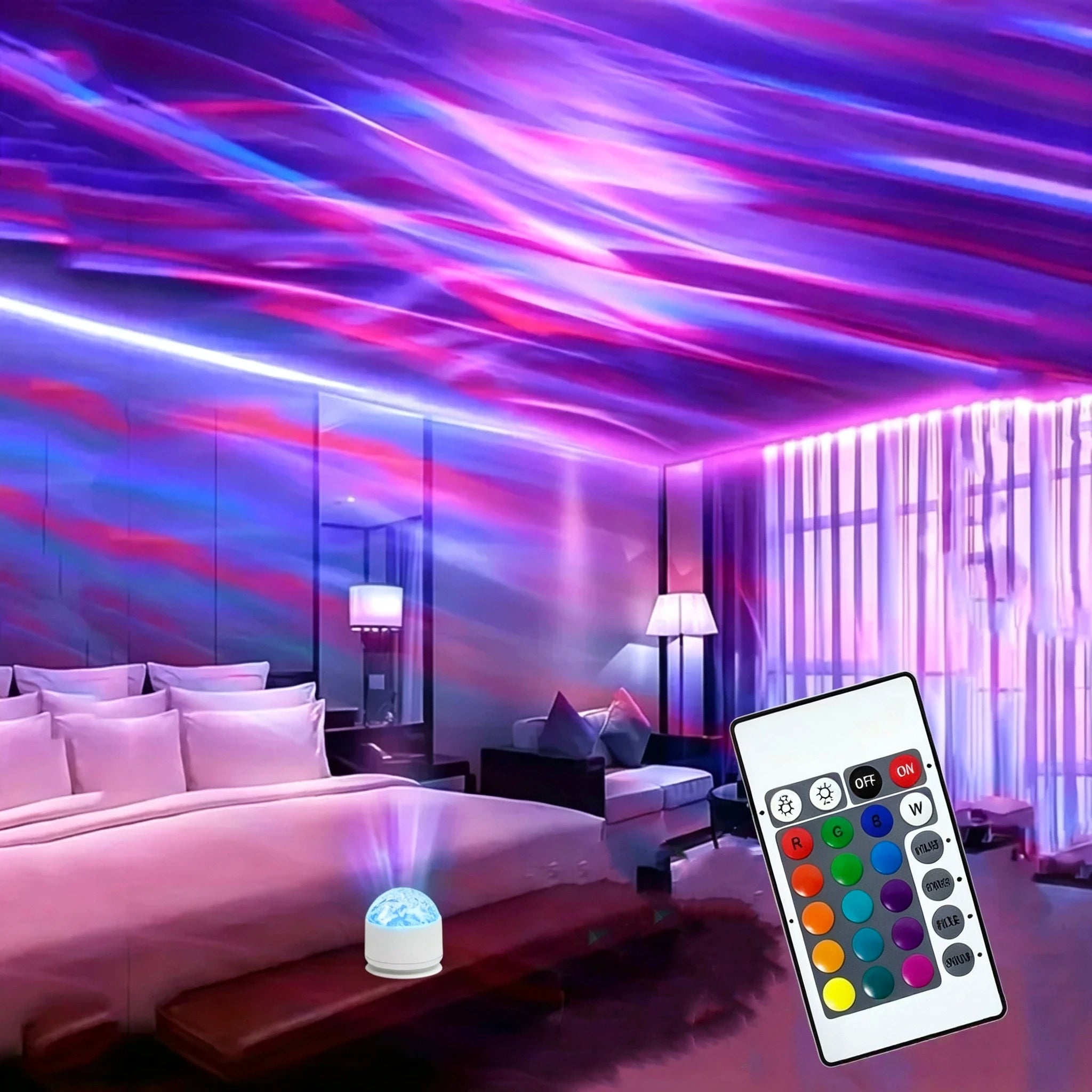 Aurora Wave Projector size and dimensions