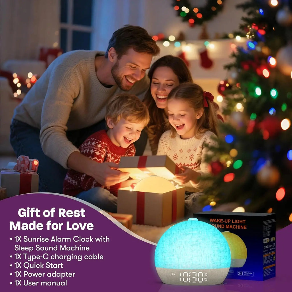 Sunrise Alarm Wake-Up Light size and dimensions